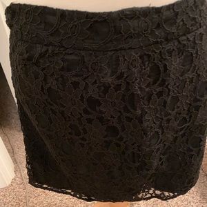 Lacey black skirt